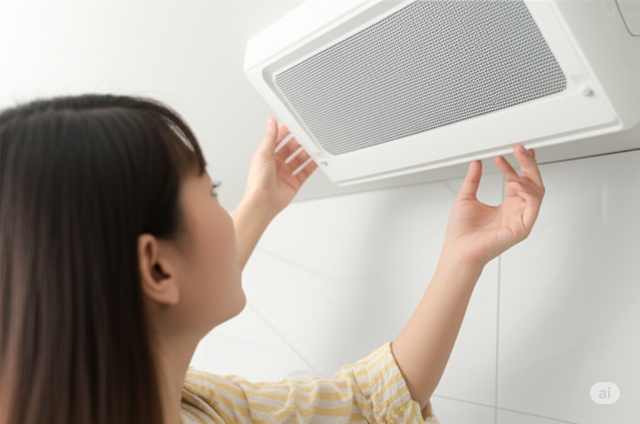 風呂の古い換気扇カバーの外し方と掃除方法