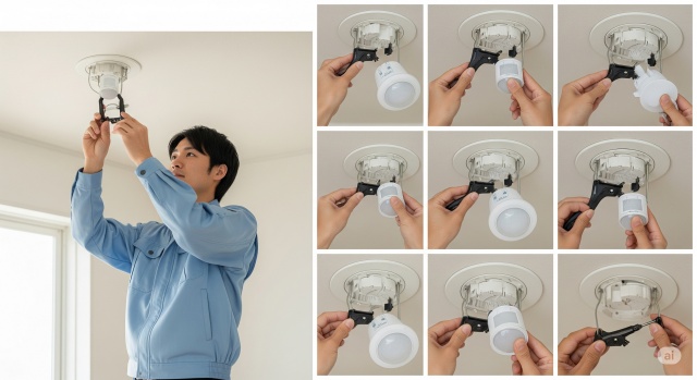 ダウンライトに人感センサーをDIYで後付けする方法