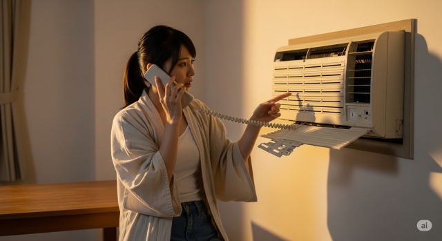 賃貸でエアコンルーバーが折れた時の対処法