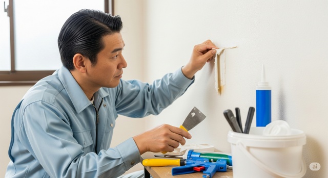 エアコンのパテが取れた時の対処法