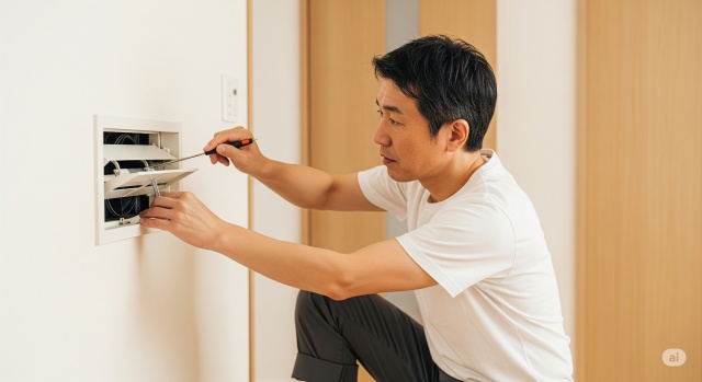 換気扇のダンパーが開かない時の具体的な対処法