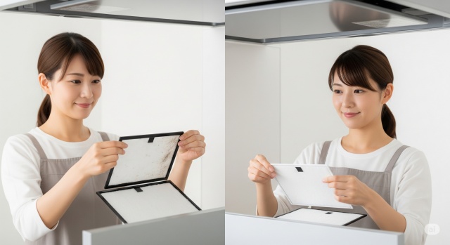 換気扇フィルターはどこにつけるのが効果的?