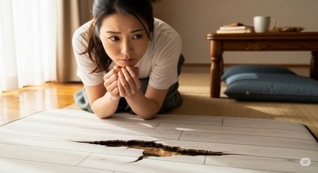 クッションフロアのえぐれ補修は自分でできる?