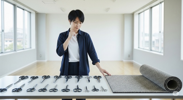 初心者向けのカーペットを切るハサミの基本知識