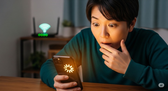 家でWi-Fiが急にくるくるして繋がらない?