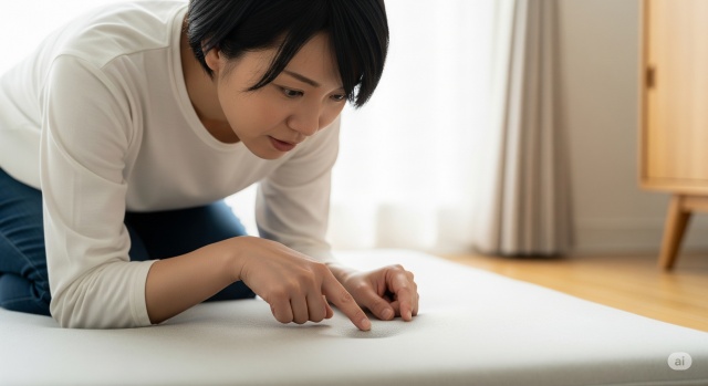 クッションフロアのへこみは自然に治る?