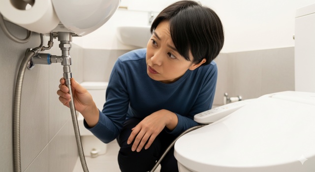 ウォシュレットの給水ホースは自分で外せる？