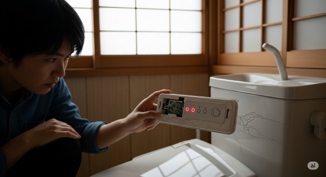 ウォシュレットの点検ランプがつく原因