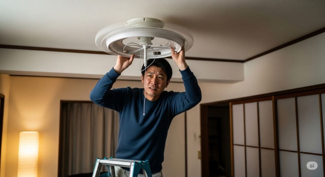 シーリングライトの本体が回るのはなぜ？