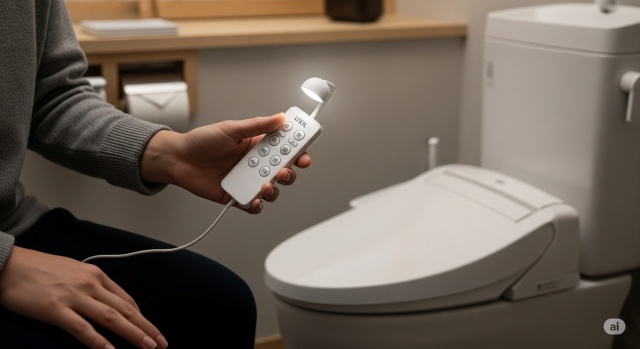 リクシルトイレの点検ランプ消し方