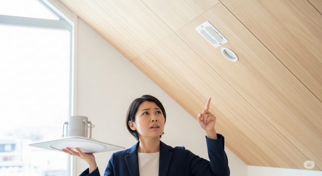天井に取り付けできないシーリングライトのタイプ