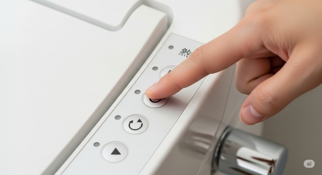 ウォシュレットのリセットボタンを押す際の注意点