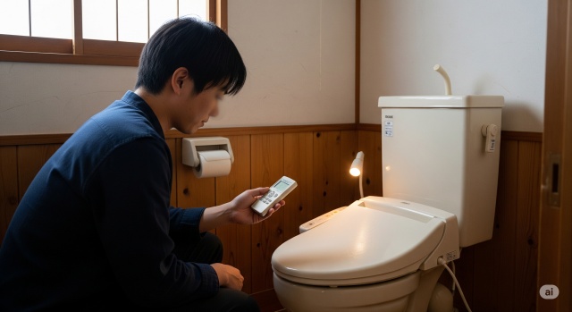 イナックストイレの点検ランプ消し方