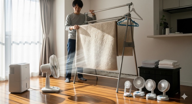 カーペットを干す場所がない場合の応用テクニック