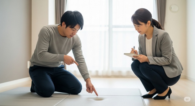 賃貸でクッションフロアのへこみに原状回復は必要?