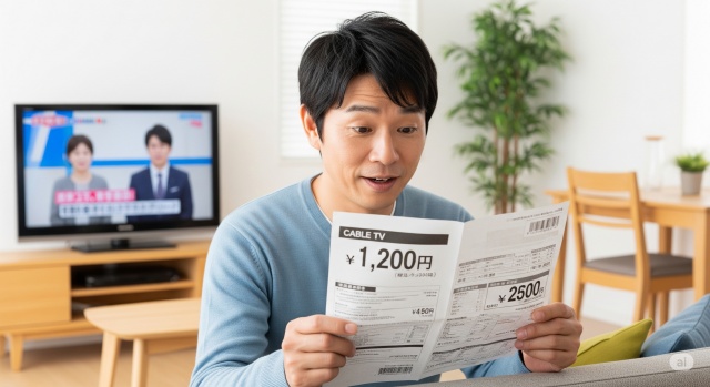 地上波のみ契約の場合ケーブルテレビの料金は?