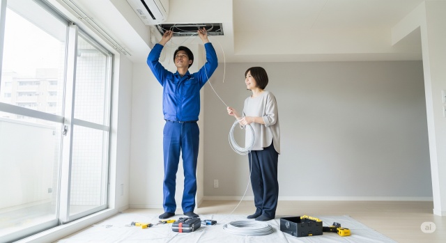 賃貸物件で穴あけなしの光回線は可能？