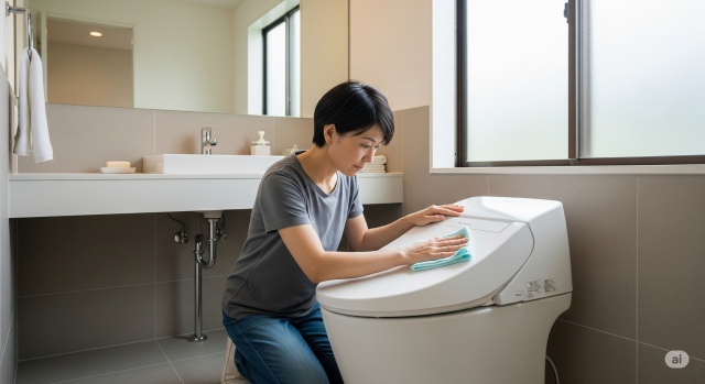 ウォシュレットを快適に保つ掃除方法