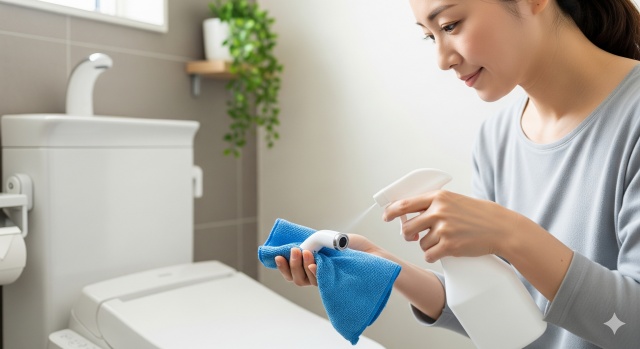 ウォシュレットを快適に使用するための掃除方法