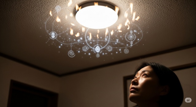 電気がチカチカする現象のスピリチュアルな意味
