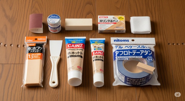 カインズで人気のえぐれ傷補修商品