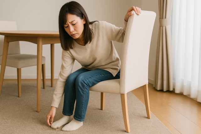 カーペットで椅子が引っかかる原因と対策