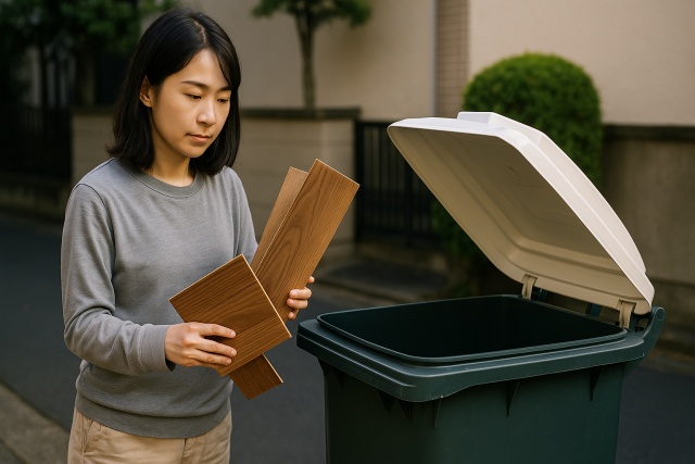基本的なフロアタイルの捨て方の種類と手順
