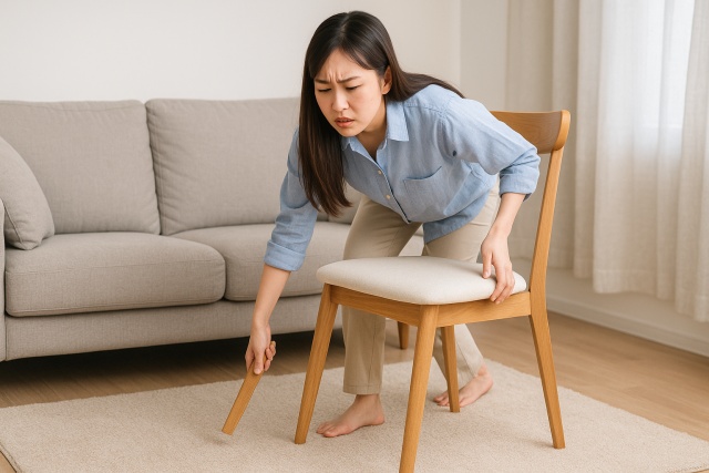 カーペットに椅子が引っかかる原因とは…