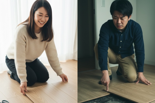 賃貸でフロアタイルは後悔するって本当?