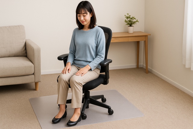 100均で椅子を滑りやすくするおすすめアイテム