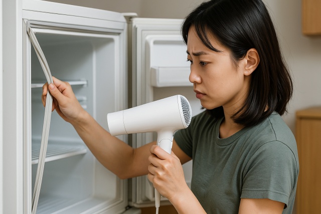 パッキンの隙間にドライヤーが良いって本当？