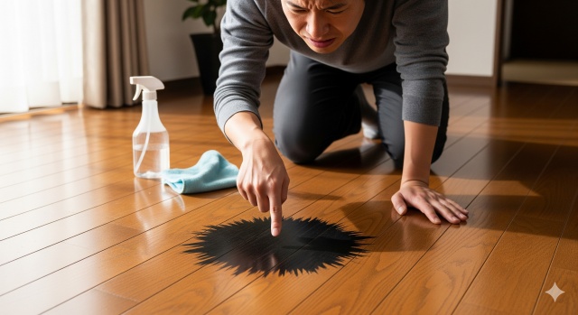 フローリングのカビが取れない原因