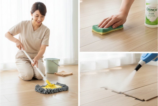 フロアタイルの正しい掃除方法と注意点