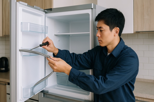 冷蔵庫のパッキン交換をDIYでする際の手順