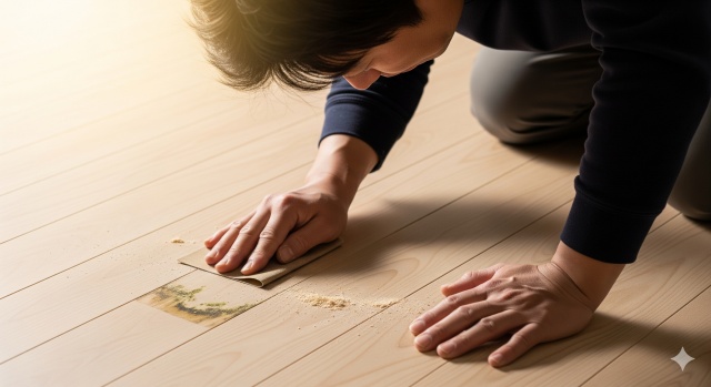 カビのひどいフローリングは補修できる?
