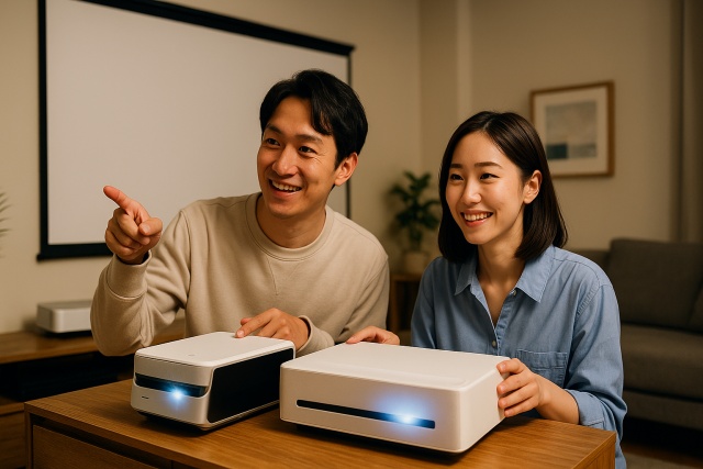 最新のおすすめの家庭用プロジェクター