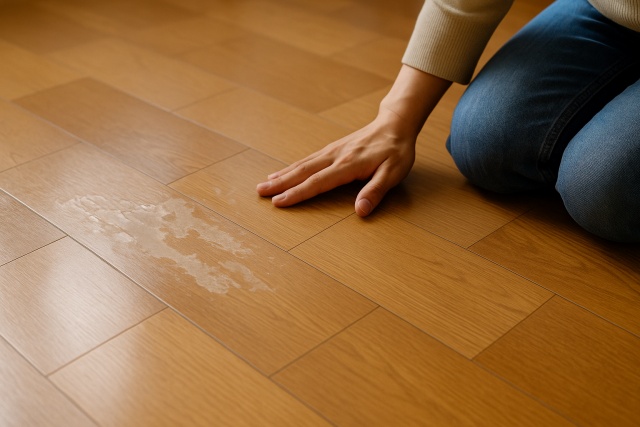 クッションフロアのワックス剥がれの原因と基礎知識