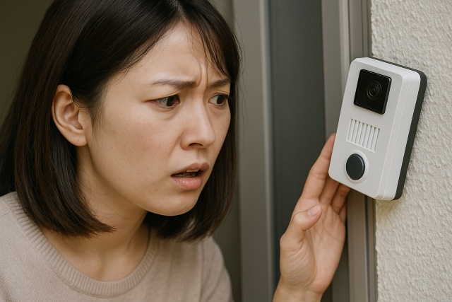 賃貸のドアホンに両面テープはNG?