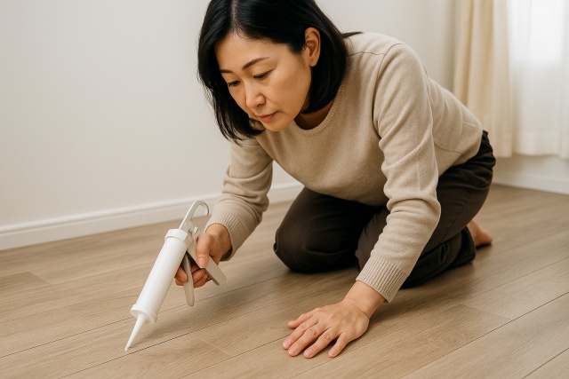 フロアタイルの継ぎ目処理のコツ