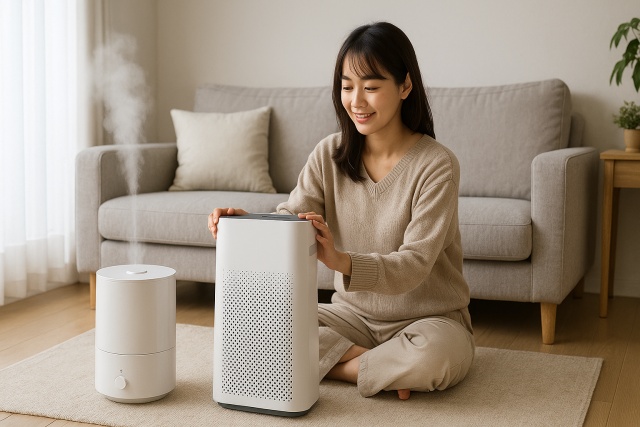 効果的な空気清浄機と加湿器併用のコツ