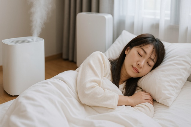 空気清浄機の近くで寝る際の注意点