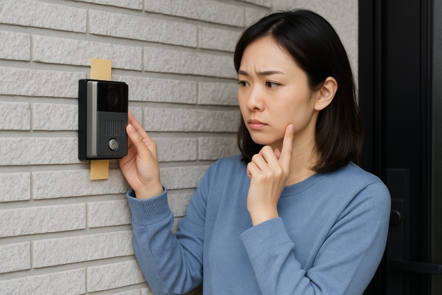 インターホンをマグネットでつけるのは可能?