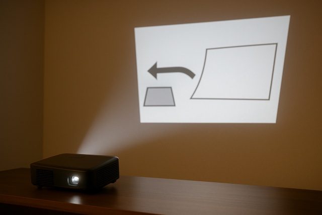 なぜ歪む？設置位置とスクリーン距離のズレ