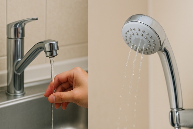 お湯が出ない？詰まりの症状