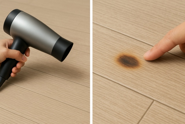 ドライヤーで直す際のリスクと注意点