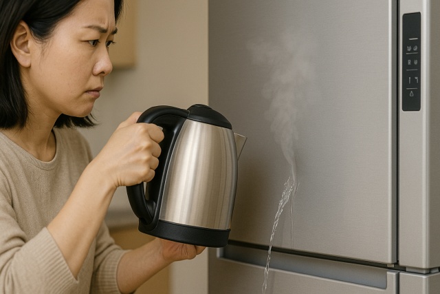 お湯を使った修理はNG