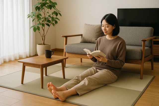 賃貸でも置けるおしゃれな置き畳