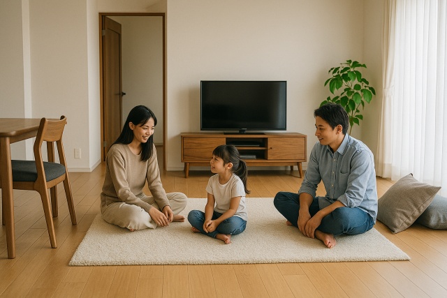 賃貸のソファなしレイアウト術