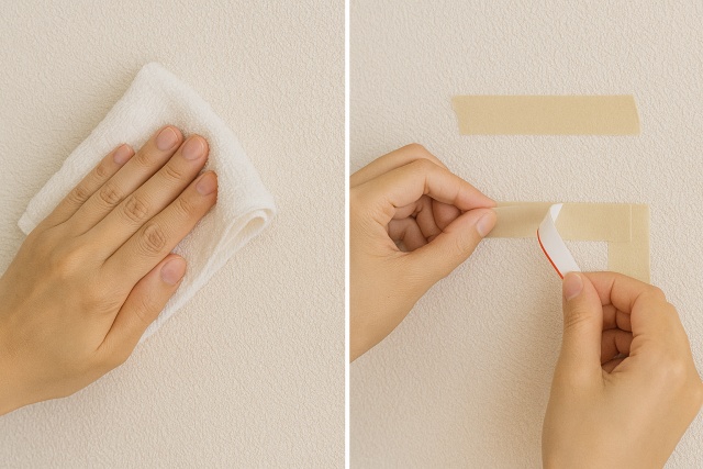 賃貸で穴を開けない設置方法