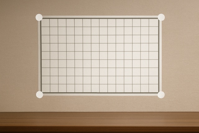 4点補正（コーナー補正）の調整のコツ